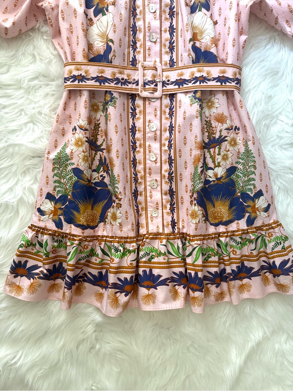 FARM Rio Dream Garden Cotton Mini Dress, Size M, NWT 🇧🇷 - Picture 11 of 16